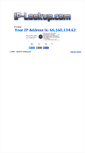 Mobile Screenshot of ip-lookup.com