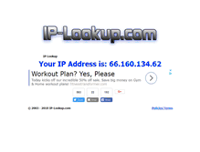 Tablet Screenshot of ip-lookup.com